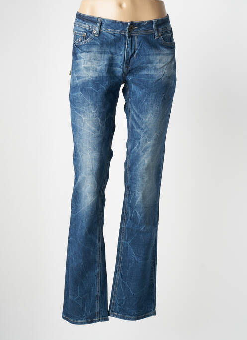 Blugi cu croială dreaptă albastru REMIXX femeie