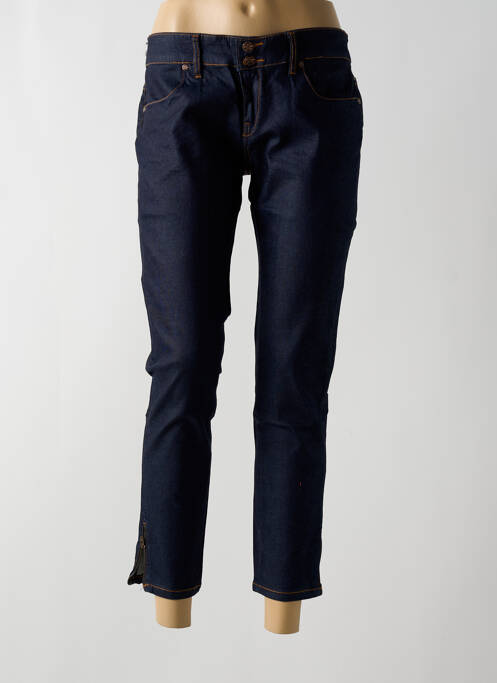 Blugi cu croială slim albastru FIVE PM femeie