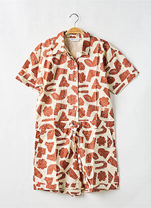 Salopetă scurtă bej COMPAÑIA FANTASTICA femeie