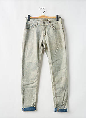 Blugi cu croială slim auriu AMELIE & AMELIE femeie