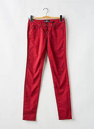 Pantalon slim talie joasă talie joasă roșu CIMARRON femeie