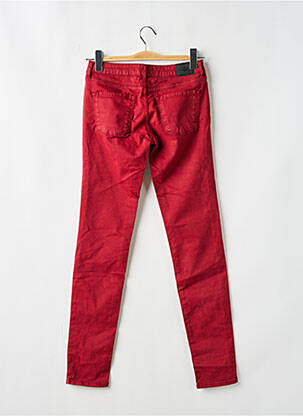 Pantalon slim talie joasă talie joasă roșu CIMARRON femeie