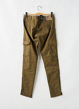 Pantalon cargo țesătură poplin talie joasă verde SCHOOL RAG femeie