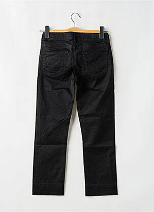 Pantalon 7/8 țesătură poplin talie joasă negru SCHOOL RAG femeie