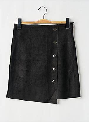 Fustă scurtă talie cu cleme negru HF WOMAN COLLECTION femeie