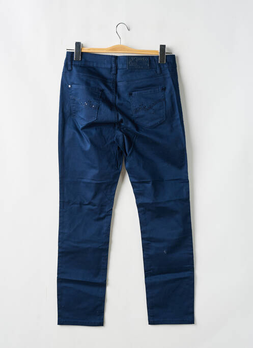 Pantalon slim albastru SOOBAYA femeie