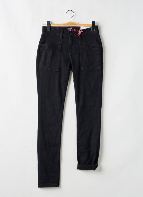 Blugi cu croială slim negru STREET ONE femeie