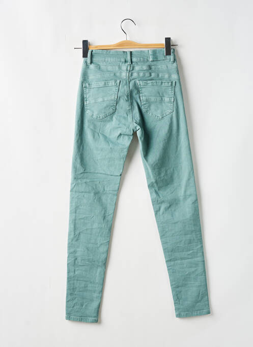 Blugi cu croială slim verde MELLY & CO femeie