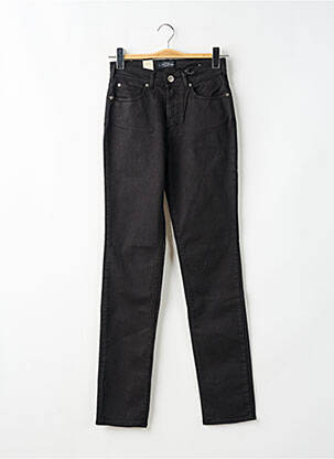 Pantalon slim elasticitate mărime normală negru CIMARRON femeie