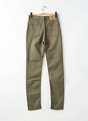 Pantalon slim elasticitate mărime normală verde CIMARRON femeie