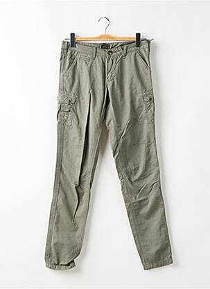 Pantalon cargo buzunare mărime normală verde ATTRACT femeie