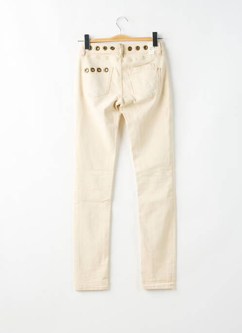 Pantalon slim bej SCHOOL RAG femeie
