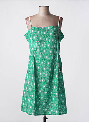 Rochie midi verde LALITA femeie