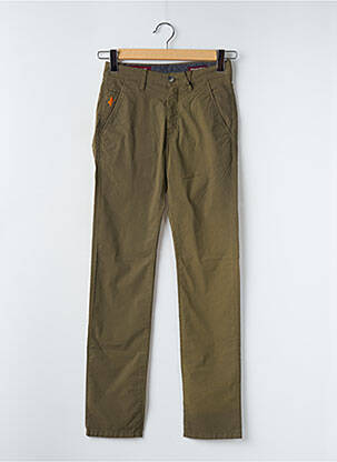 Pantalon chino buzunare verde MCS bărbat