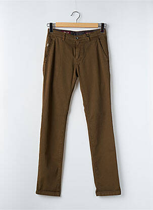 Pantalon chino buzunare maro MCS bărbat