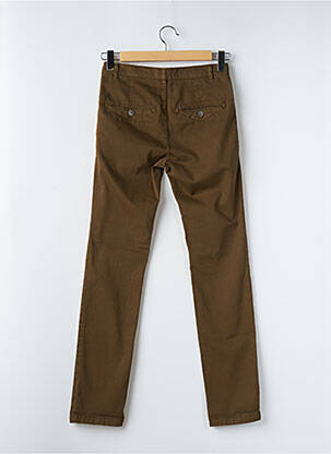 Pantalon chino buzunare maro MCS bărbat