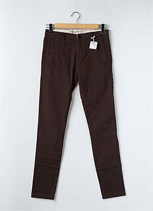 Pantalon chino buzunare maro KNOWLEDGE COTTON APPAREL bărbat