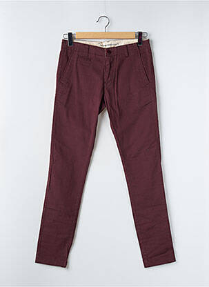 Pantalon chino buzunare violet KNOWLEDGE COTTON APPAREL bărbat