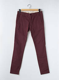 Pantalon chino buzunare violet KNOWLEDGE COTTON APPAREL homme