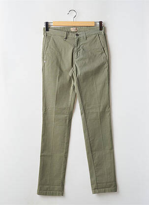 Pantalon chino buzunare mărime normală verde 40WEFT bărbat