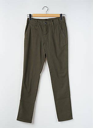 Pantalon chino verde închis KNOWLEDGE COTTON APPAREL bărbat