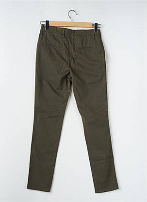 Pantalon chino bio mărime normală verde închis KNOWLEDGE COTTON APPAREL bărbat