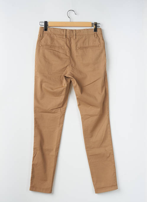 Pantalon chino maro KNOWLEDGE COTTON APPAREL bărbat