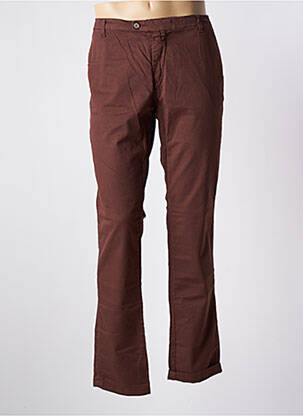 Pantalon chino maro INDIVIDUAL bărbat