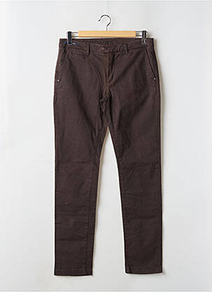 Pantalon chino elasticitate mărime normală maro TELERIA ZED bărbat