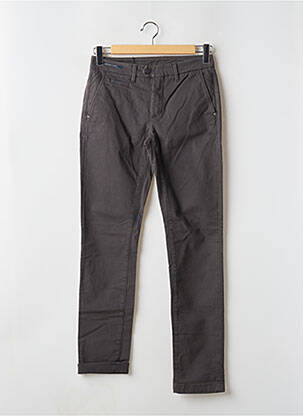 Pantalon chino elasticitate mărime normală gri TELERIA ZED bărbat