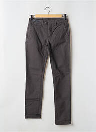 Pantalon chino elasticitate mărime normală gri TELERIA ZED bărbat