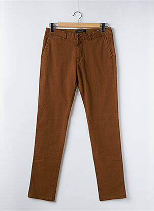 Pantalon drept croială dreaptă maro SCOTCH & SODA bărbat
