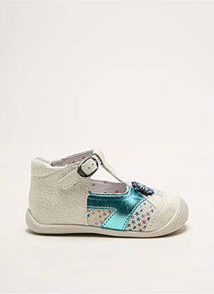 Sandale/Pantofi decupați alb BABYBOTTE fată