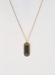 Colier ornament charmă / pandantiv negru LITTLE ETINCELLE femme