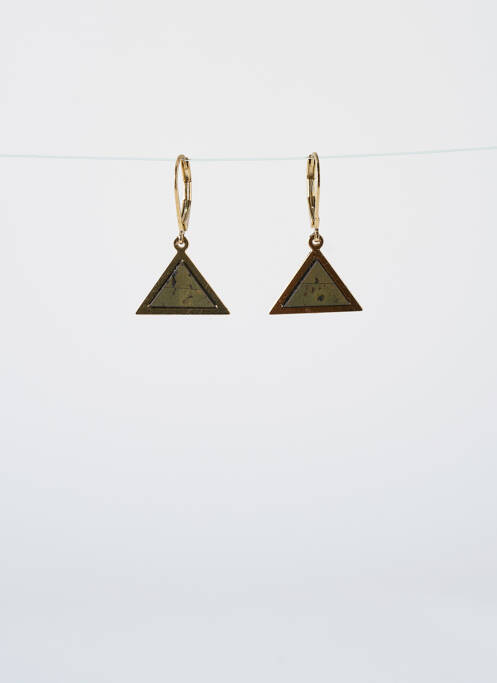 Cercei ornament charmă / pandantiv verde LITTLE ETINCELLE femme