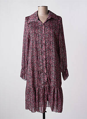 Rochie midi roz QUATTRO femeie