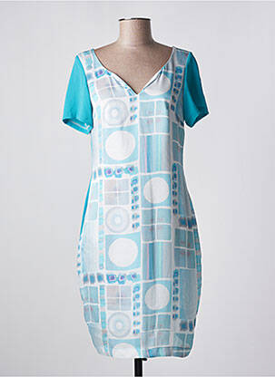 Rochie midi albastru QUATTRO femeie