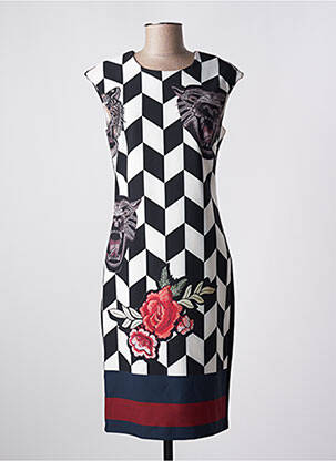 Rochie midi negru QUATTRO femeie