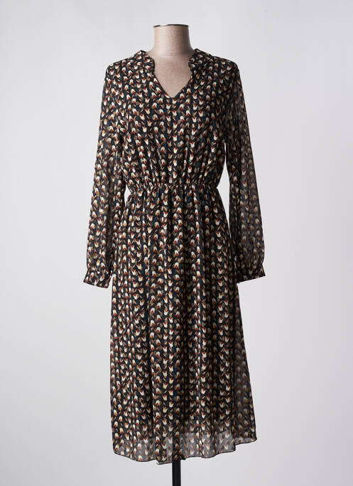 Rochie midi negru QUATTRO femeie