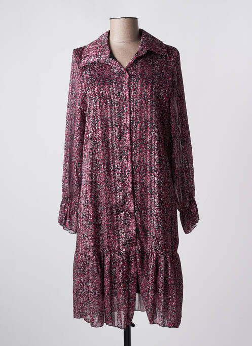 Rochie midi roz QUATTRO femeie