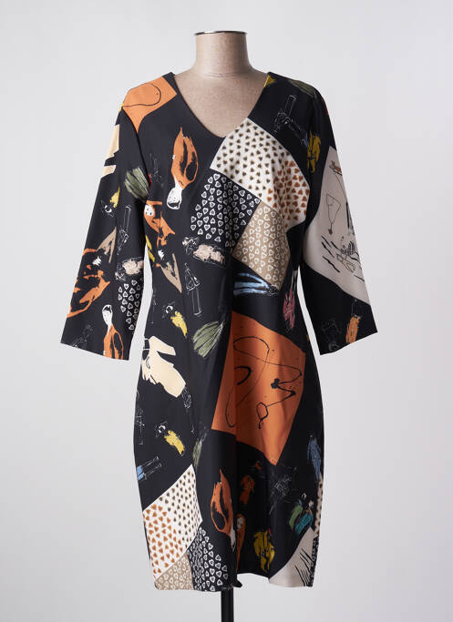 Rochie midi negru QUATTRO femeie