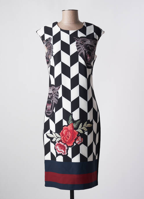 Rochie midi negru QUATTRO femeie