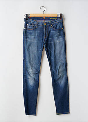 Blugi skinny mărime normală mărime normală albastru 7 FOR ALL MANKIND femeie
