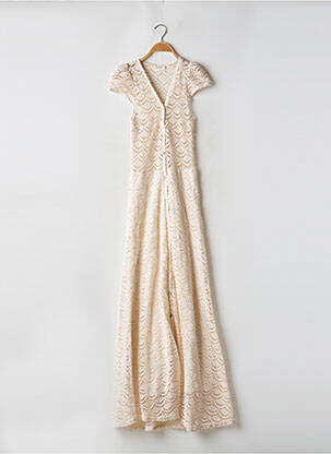 Rochie lungă bej PARISIENNE ET ALORS femeie