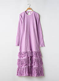 Rochie pulover guler rotund mâneci lungi violet SUNDRESS femme