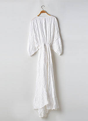 Rochie lungă mâneci lungi mâneci lungi alb BY AQUABOHEM X MONTAINE LEB femeie