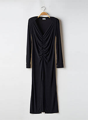 Rochie lungă mâneci lungi mâneci lungi negru RECC femeie