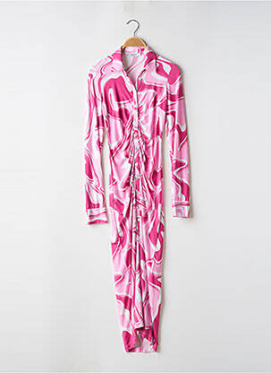 Rochie lungă roz RECC femeie