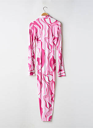 Rochie lungă mâneci lungi mâneci lungi roz RECC femeie