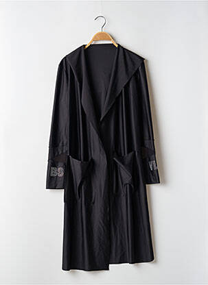 Halat de casă negru BODY SCULPT femeie